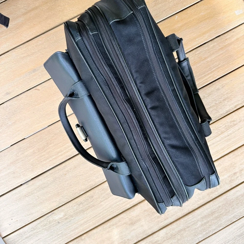 Montblanc Black and Gray Briefcase